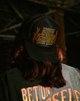 Women Doing Flame Trucker Hat