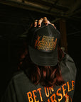 Women Doing Flame Trucker Hat