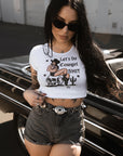 Cowgirl Baby Crop Tee - REBEL SOUL COLLECTIVE