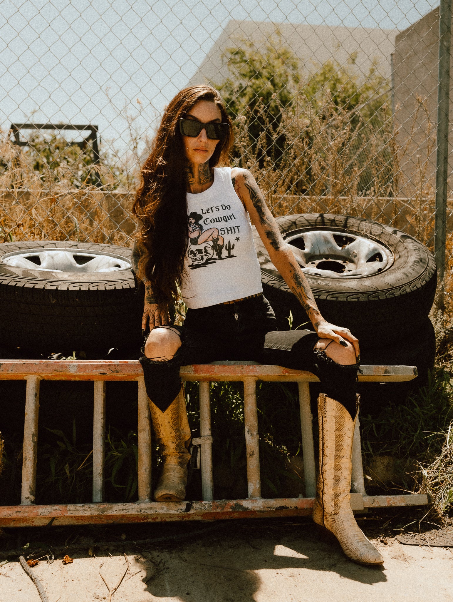 Cowgirl Crop Tank