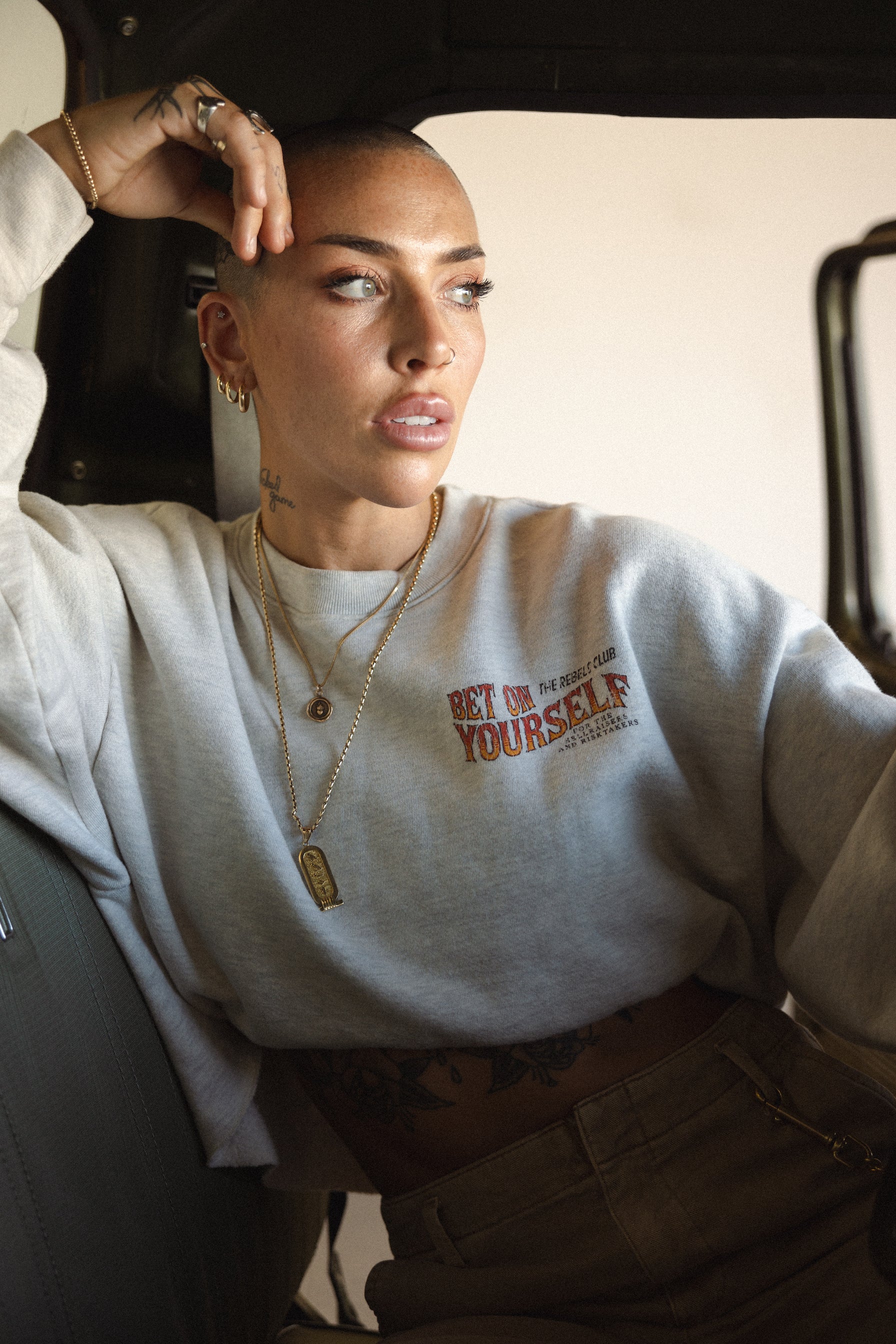 Bet On Yourself Crewneck Pullover - REBEL SOUL COLLECTIVE