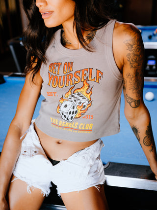 Bet On Yourself Crop Tank - PREORDER