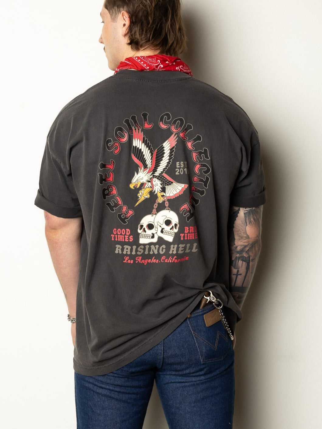 Good Times Bad Times Pocket Tee - REBEL SOUL COLLECTIVE