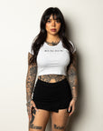 Back Up Baby Crop Tee - REBEL SOUL COLLECTIVE